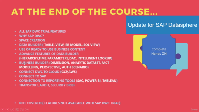SAP DWC/Datasphere Masterclass | Hands on Training [Updated] – Screenshot 2