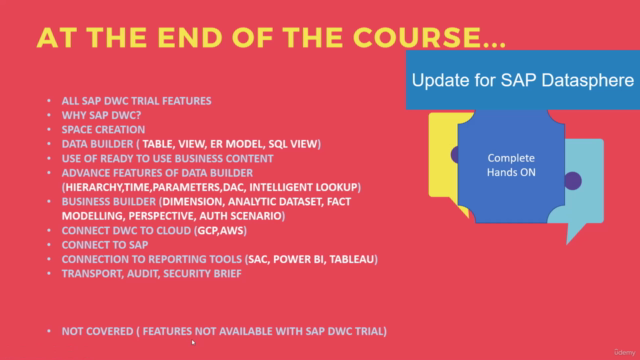 SAP DWC/Datasphere Masterclass | Hands on Training [Updated] – Screenshot 3