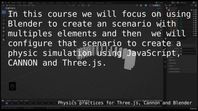 Physics practices for Three.js, Cannon and Blender. - Screenshot_02