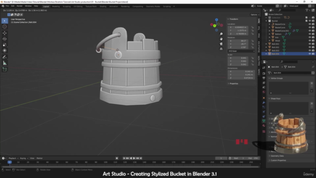 Complete Blender Course: Creating Game Assets for Beginners – Screenshot 3