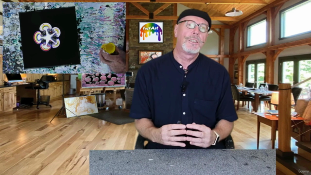 #1 - Beginners Acrylic Paint Pouring & Fluid Art Course – Screenshot 1