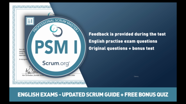 PSM 1 Practice Exams: Ace Your Scrum Certification / 2024 – Screenshot 2
