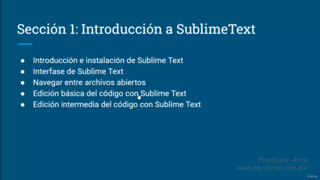 Introducción a Sublime Text – Screenshot 2