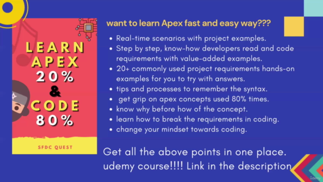 Learn Apex 20% and Code 80% - Salesforce coding made Easy – Screenshot 3