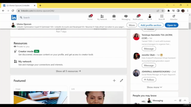 LinkedIn Masterclass: Profile Branding and Optimization – Screenshot 3