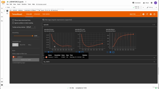 Advanced Reinforcement Learning: policy gradient methods – Screenshot 1