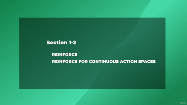 Advanced Reinforcement Learning: policy gradient methods – Screenshot 2
