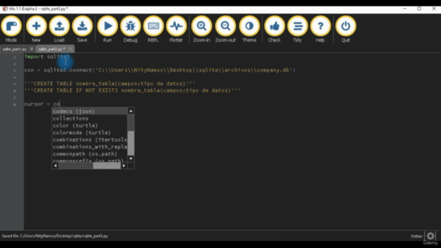 Sobreviviendo a Sqlite con Python 3 – Screenshot 4