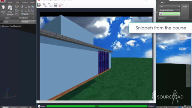 Create photorealistic house from scratch to end in AutoCAD – Screenshot 2