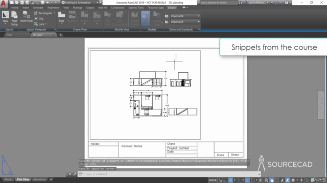 Create photorealistic house from scratch to end in AutoCAD – Screenshot 3