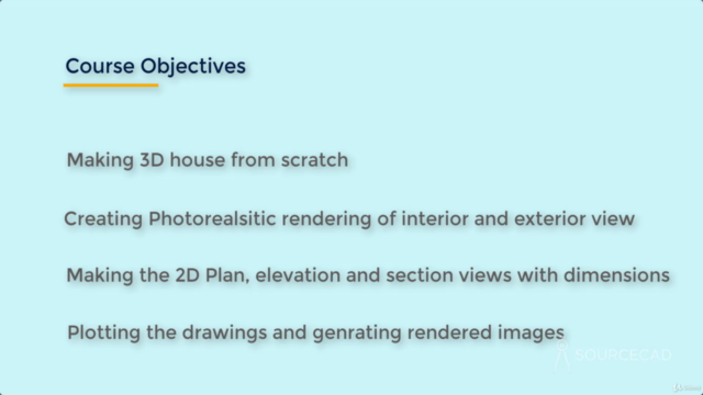 Create photorealistic house from scratch to end in AutoCAD – Screenshot 4