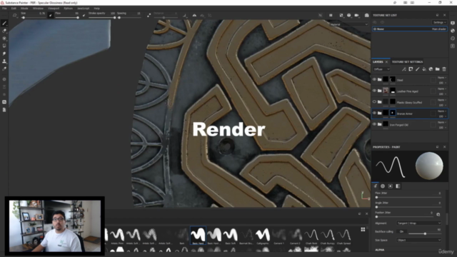 Making a Fantasy Axe in Blender – Screenshot 3