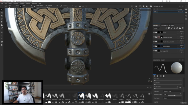 Making a Fantasy Axe in Blender – Screenshot 4