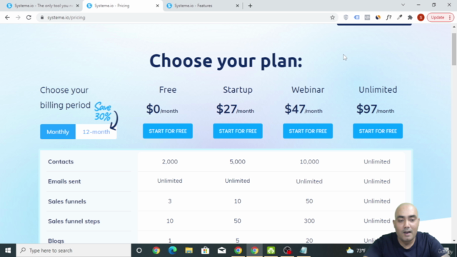 FREE Systeme io: To Build Funnels, Do Email Marketing & More – Screenshot 3