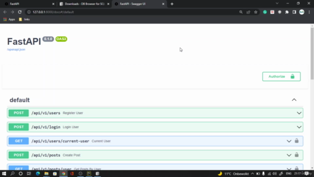 Build & Deploy Secure API with Python FASTAPI JWT SQLAlchemy – Screenshot 1