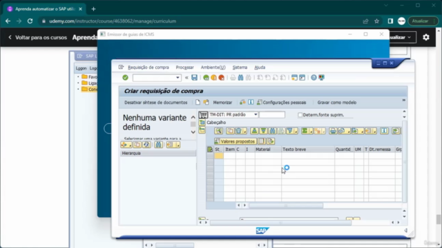 Aprenda automatizar o SAP utilizando Python – Screenshot 2