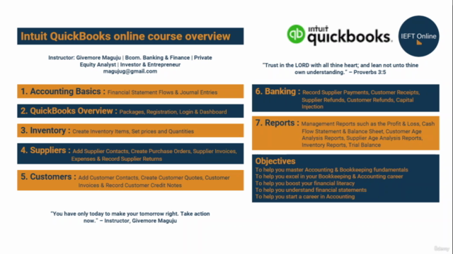 Master QuickBooks Online Course 2022 - Screenshot_01