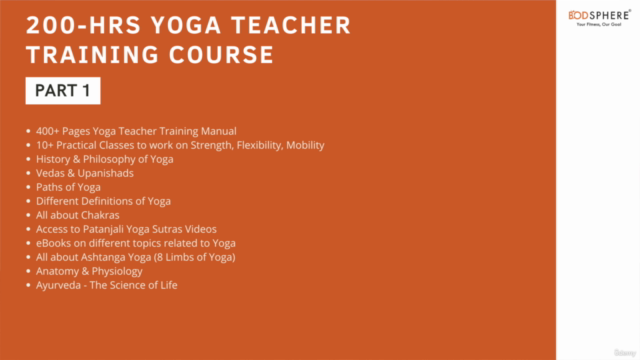 200 Hours Yoga Teacher Training - Part 1 (Bodsphere) – Screenshot 2