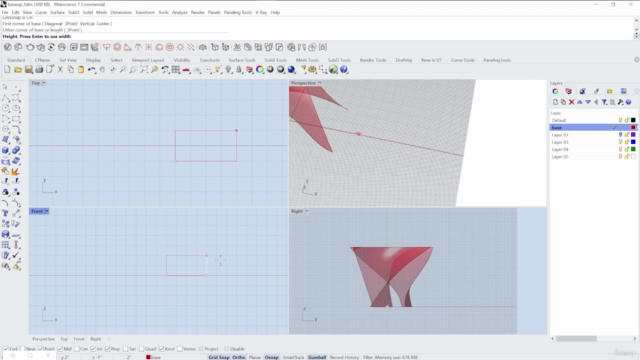 Rhino Grasshopper Parametric Wall Design – Screenshot 1