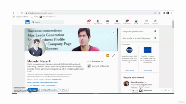 LinkedIn lead generation campaign with Dripify – Screenshot 1