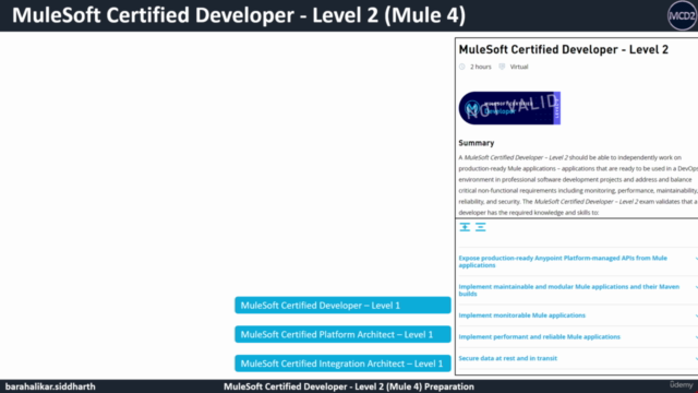 MuleSoft Certified Developer - Level 2 - Preparation Course – Screenshot 1