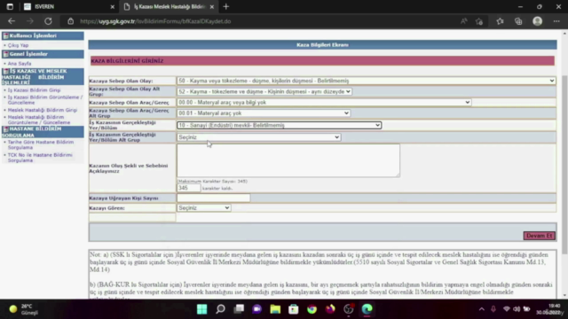 İnsan kaynakları / SGK - E-SGK Uygulamaları / İş Hukuku – Screenshot 3