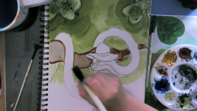 Super Simple Guide : How to Paint a Snake Using Watercolor – Screenshot 2