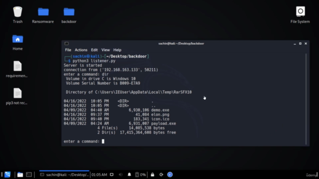 Ethical Hacking: Learn The Art of Hacking Using Python3 - Screenshot_01