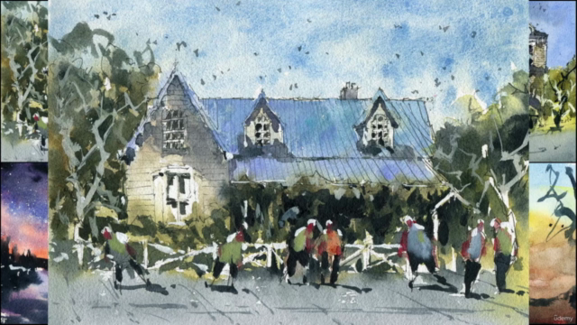 Line and Wash Essentials: Urban Sketching for Beginners – Screenshot 2