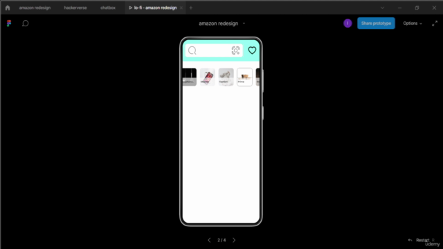 Redesigning Amazon App Using Figma – Screenshot 2