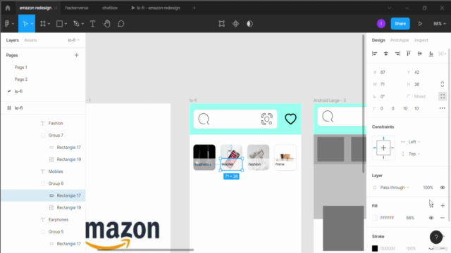 Redesigning Amazon App Using Figma – Screenshot 3