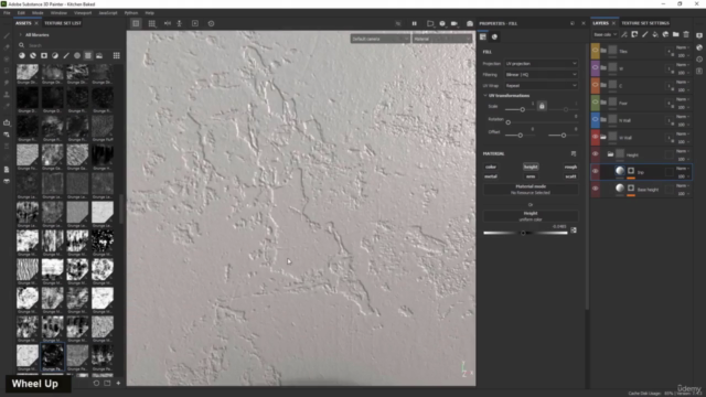 Texturing a Complete Scene in Substance 3D Painter – Screenshot 1