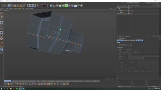 Bike Modeling and Rendering with Cinema 4D and V-Ray 5 – Screenshot 1