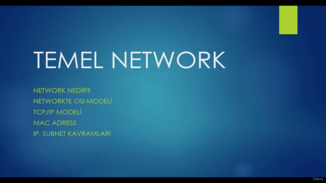 Temel Network Eğitimi | Ağlara Giriş – Screenshot 2