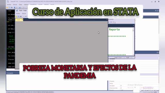 Pobreza Monetaria y Efectos de la Pandemia en STATA – Screenshot 4