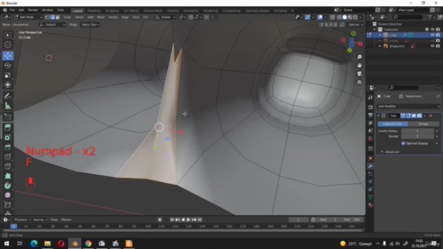 Blender ile Karakter Modelleme Kursu (Pixar Style) – Screenshot 1