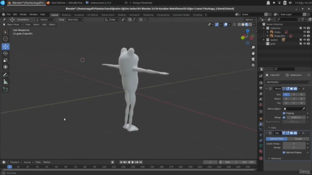 Blender ile Karakter Modelleme Kursu (Pixar Style) – Screenshot 2