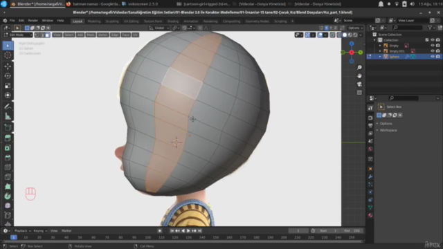 Blender ile Karakter Modelleme Kursu (Pixar Style) – Screenshot 3