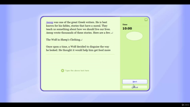 "Touch Typing" training:From Beginner to Professional level! – Screenshot 1