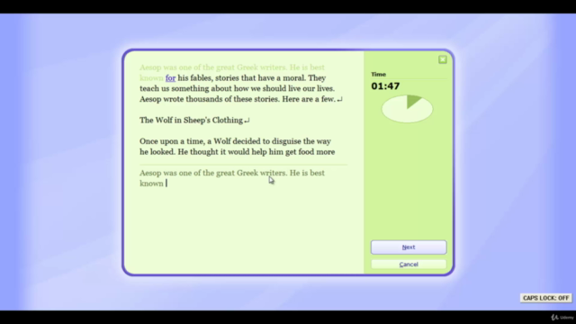 "Touch Typing" training:From Beginner to Professional level! – Screenshot 2