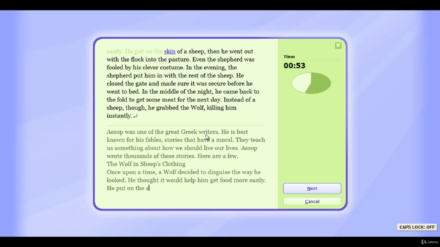 "Touch Typing" training:From Beginner to Professional level! – Screenshot 3