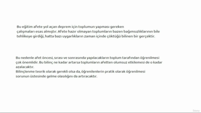 Deprem Zararlarından Korunma Eğitimi – Screenshot 2