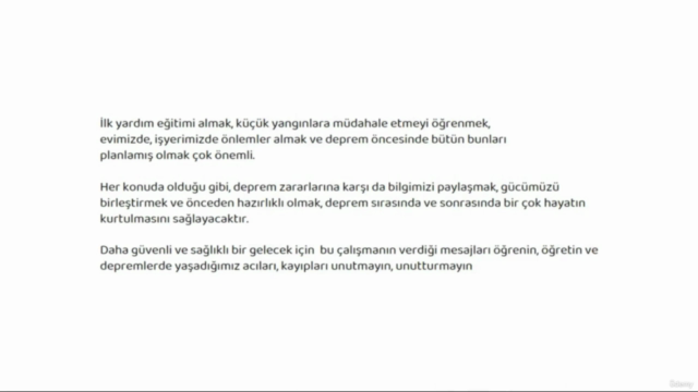 Deprem Zararlarından Korunma Eğitimi – Screenshot 3