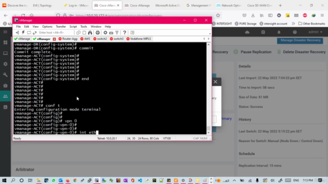 Cisco SD-WAN LAB – Screenshot 1