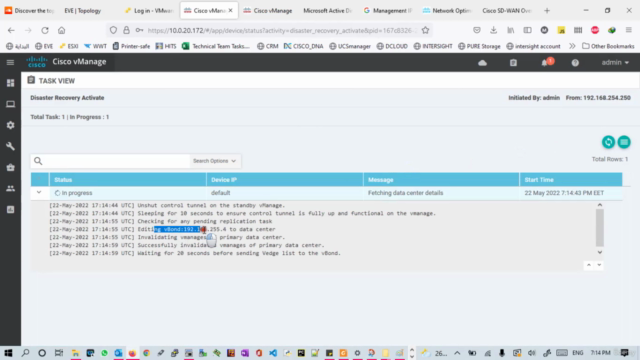 Cisco SD-WAN LAB – Screenshot 2