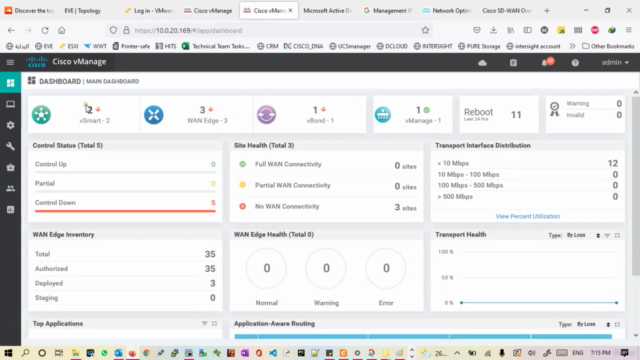 Cisco SD-WAN LAB – Screenshot 3