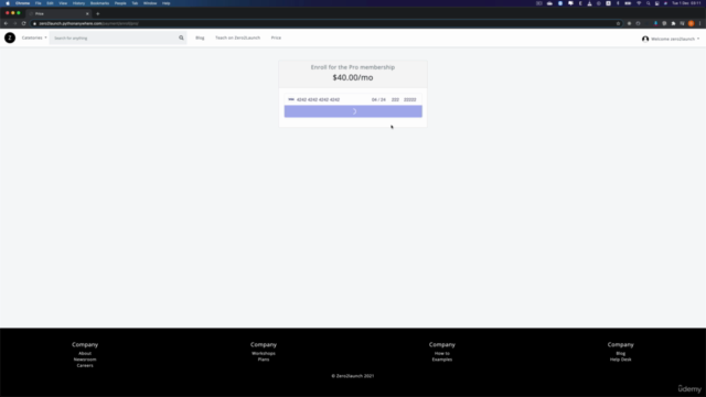 Build Video Subscription Platform using Python and Django - Screenshot_03
