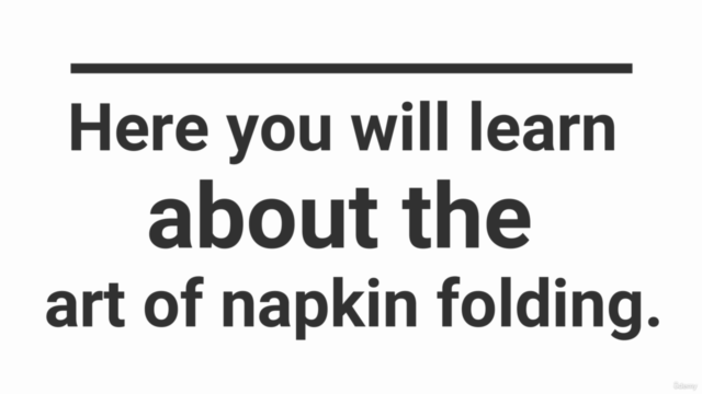 The art of folding napkins from Beginner to Expert – Screenshot 1