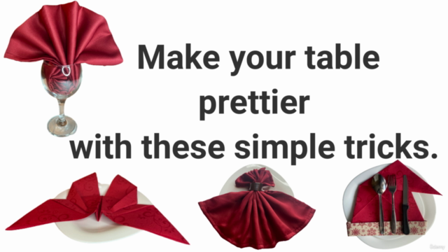 The art of folding napkins from Beginner to Expert – Screenshot 2