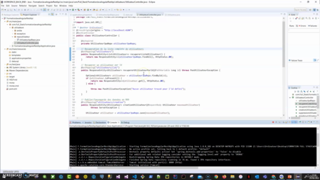 FULL STACK JAVA-ANGULAR 14 [Français] : Back et Front End – Screenshot 1